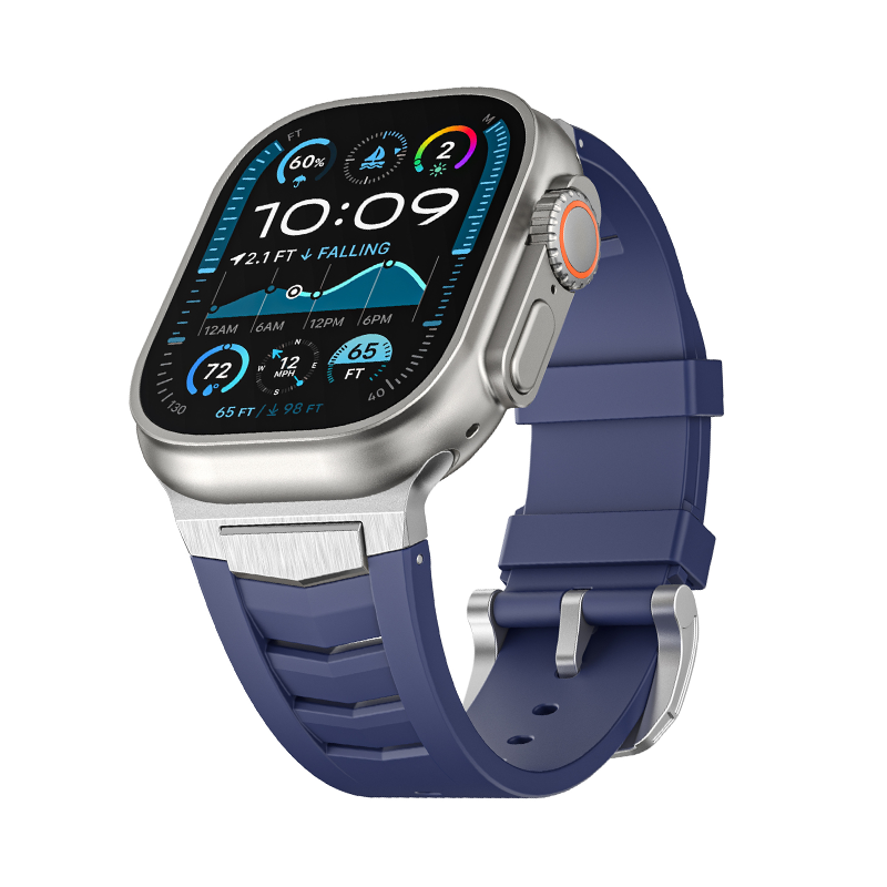 O5☆Apple Watch バンド FKMラバーベルト クリアケース カバー O5☆Apple Watch バンド FKMラバーベルト クリアケース カバー