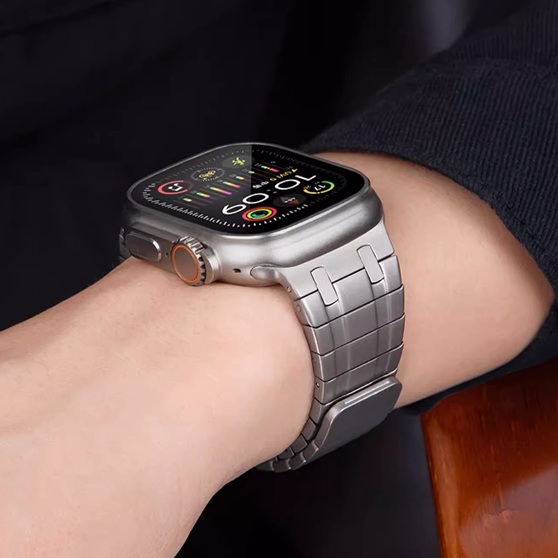 [4 colors available] Dual Line Magnetic Band [Apple Watch]