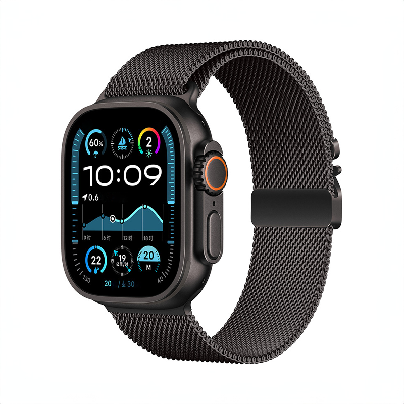 [Easy-to-Attach Solo Loop] Modern Milanese Loop Band [Apple Watch]