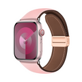 [Magnetic Attachment] Magnetic Smooth Leather Band [Apple Watch]
