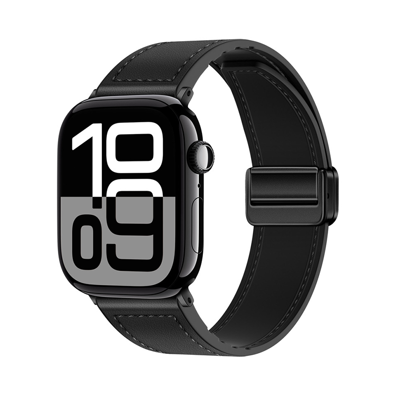 【全40色】シリコンレザーマグネットバンド【アップルウォッチ】