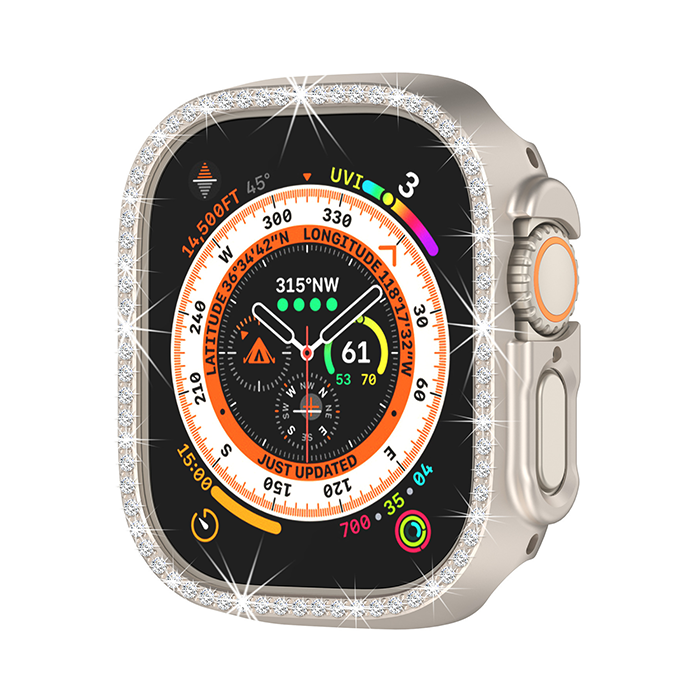 【大人可愛い】ラインストーンPC保護カバー【アップルウォッチ】