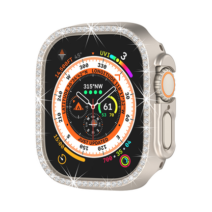 【大人可愛い】ラインストーンPC保護カバー【アップルウォッチ】