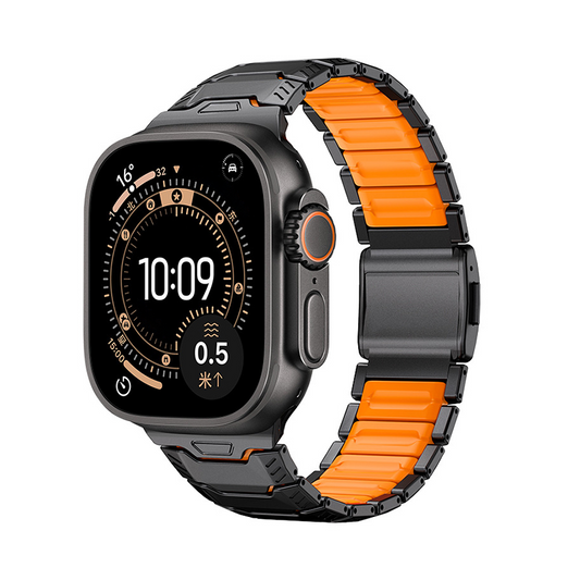 【最先端メカニック】ネオテックチタンラバーバンド【アップルウォッチ】