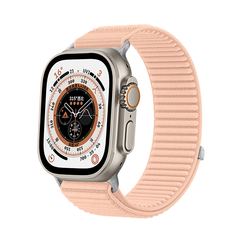 【ストレスフリー装着】カラフルナイロンマジックバンド【アップルウォッチ】