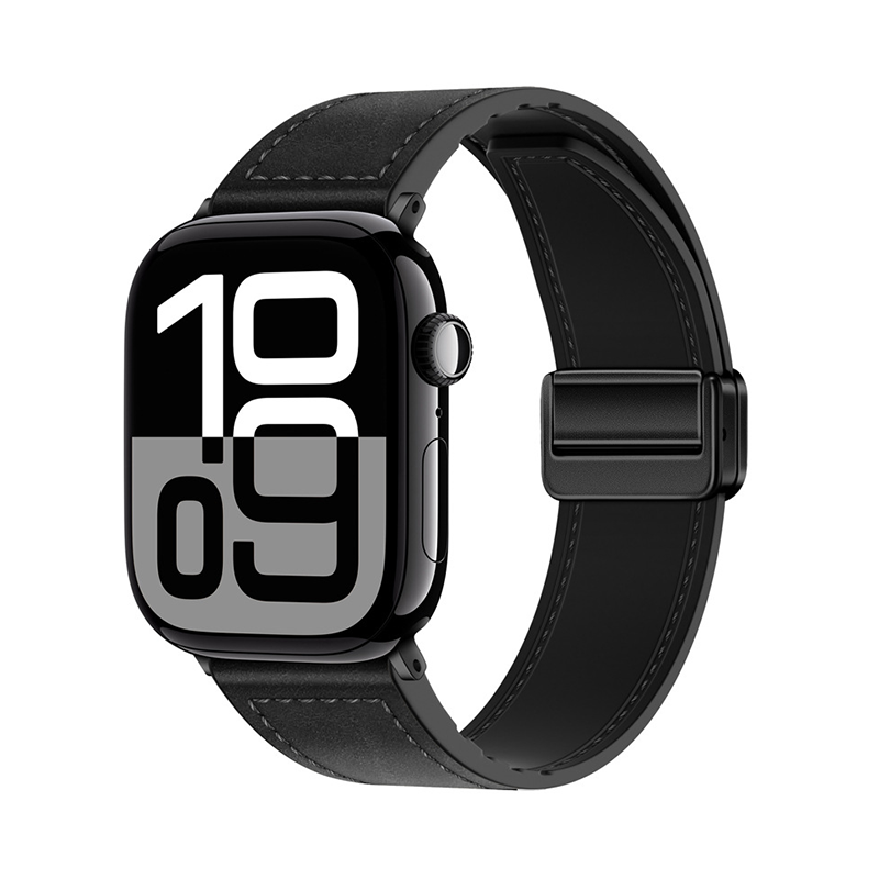 【全40色】シリコンレザーマグネットバンド【アップルウォッチ】