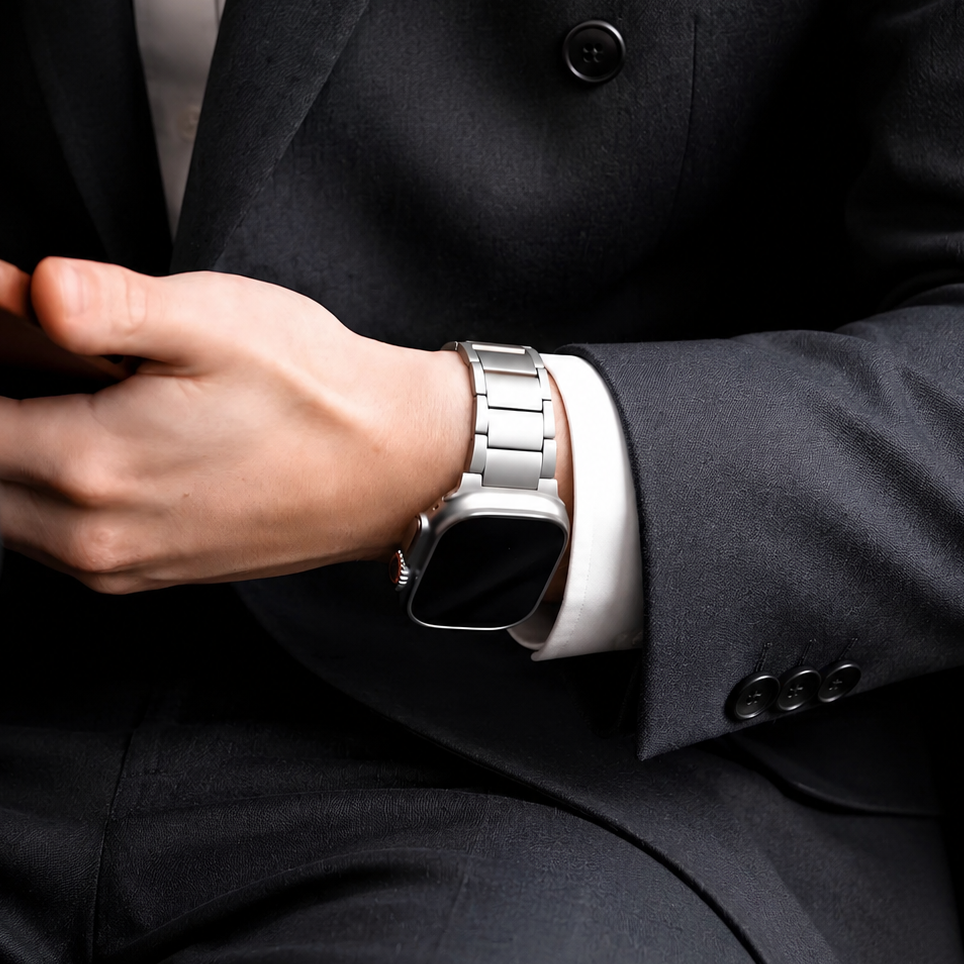 ネイビースーツに合うApple Watchバンド