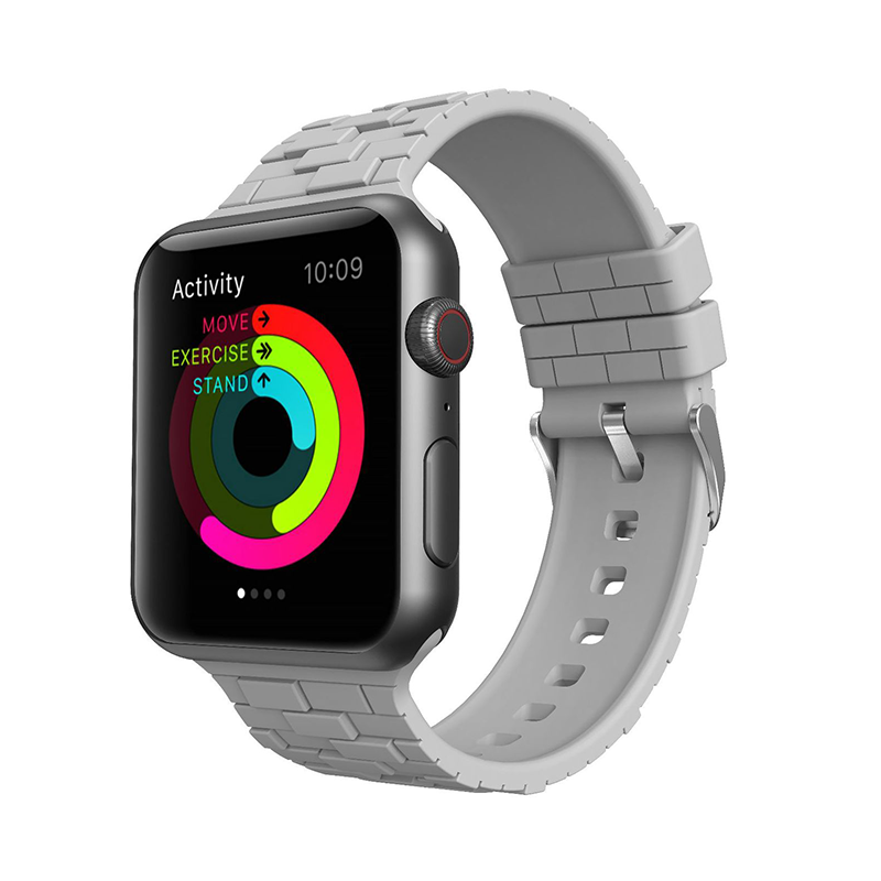 [10 colors available] Cube Brick Silicone Band [Apple Watch]