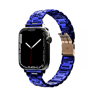 [6 colors available with cover] Acrylic crystal band [Apple Watch]