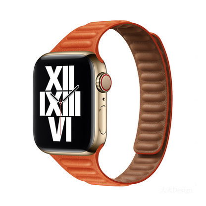 [20 colors available] Small waist magnetic leather band [Apple Watch]