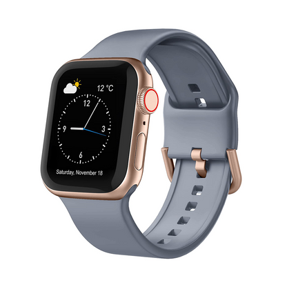 [30 colors available] Color buckle silicone band [Apple Watch]