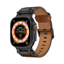 [Premium Specifications] Stainless Steel Head Leather Band [Apple Watch]