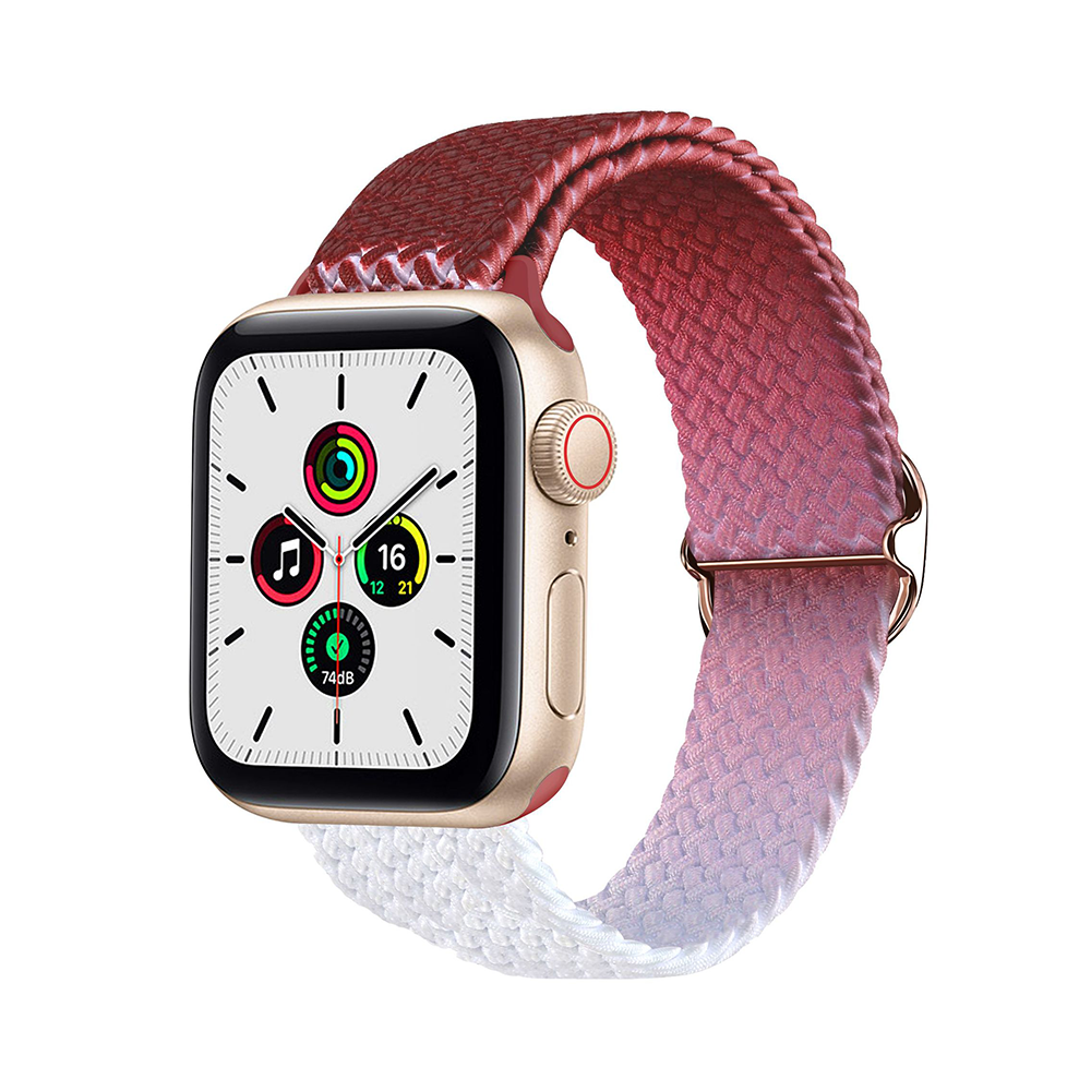 【やさしい色合い】グラデーションナイロンバンド【アップルウォッチ】