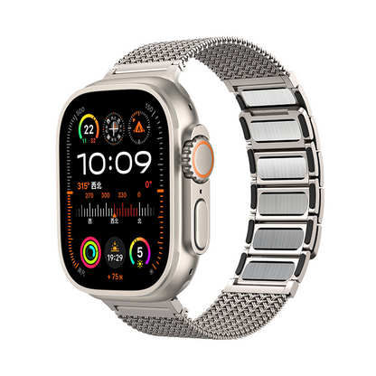 [3 colors available] Magnetic mesh stainless steel band [Apple Watch]