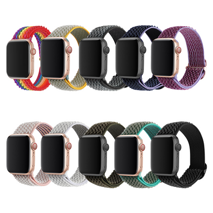 【軽くてタフ】ウェーブパターンナイロンバンド【アップルウォッチ】