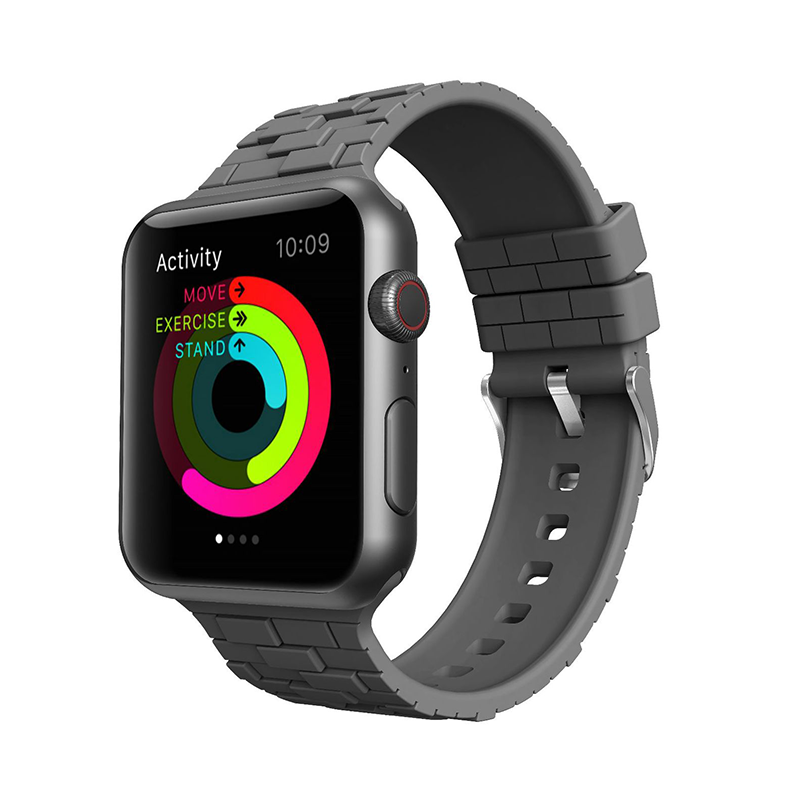 [10 colors available] Cube Brick Silicone Band [Apple Watch]