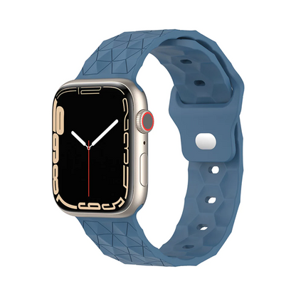 [12 colors available] Football pattern silicone band [Apple Watch]