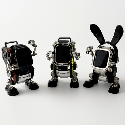 [3 types available] Robot-shaped Apple Watch stand [ROBOTOYS]