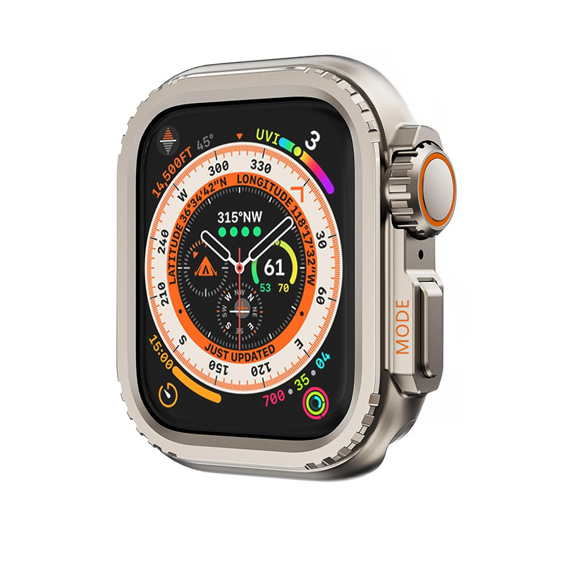 [4 colors available] Ultra-style double-sided protective metal frame [Apple Watch]