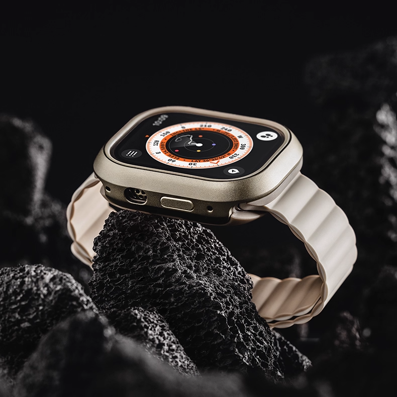 [Glass-free double-sided protection] Hybrid protective case [Apple Watch]