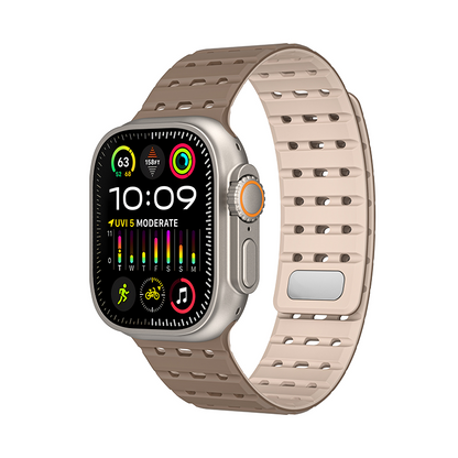 [8 colors available] Magnetic fit silicone band [Apple Watch]