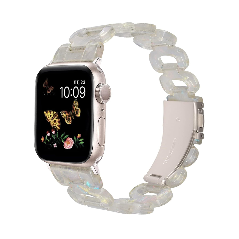 [7 colors available] Circle Link Resin Band [Apple Watch]