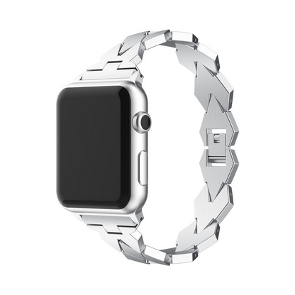 [3 colors available] Rhombus stainless steel band [Apple Watch]