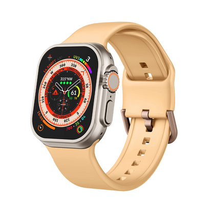 [30 colors available] Color buckle silicone band [Apple Watch]