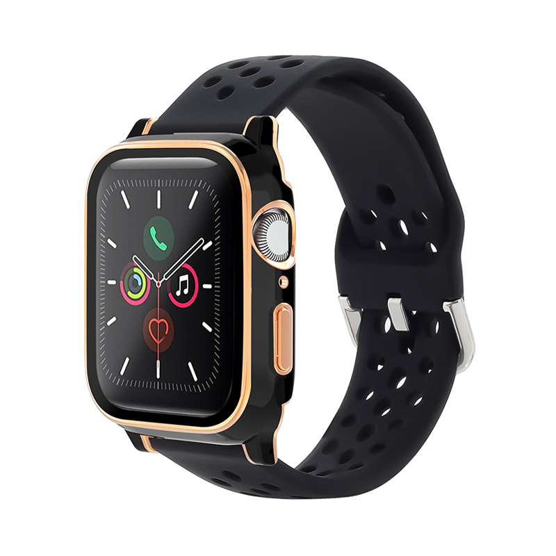 [Cover and case integrated] Breeze Dot Silicone Band [Apple Watch]