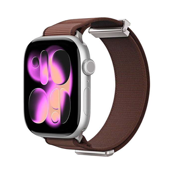 【無段階フィット】マグクロージャーナイロンバンド【アップルウォッチ】