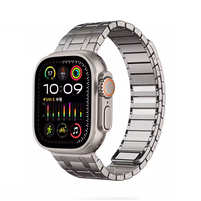 [4 colors available] Dual Line Magnetic Band [Apple Watch]