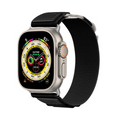[Soft Fit] Leather Patch Nylon Band [Apple Watch]