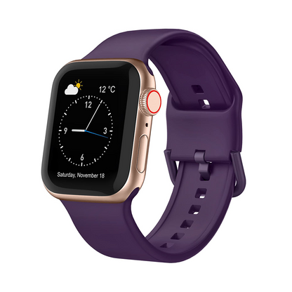 [30 colors available] Color buckle silicone band [Apple Watch]