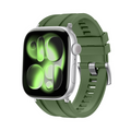 [Daily waterproof] Twin-line fluorine rubber band [Apple Watch]