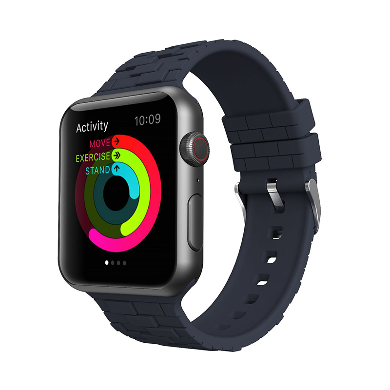 [10 colors available] Cube Brick Silicone Band [Apple Watch]