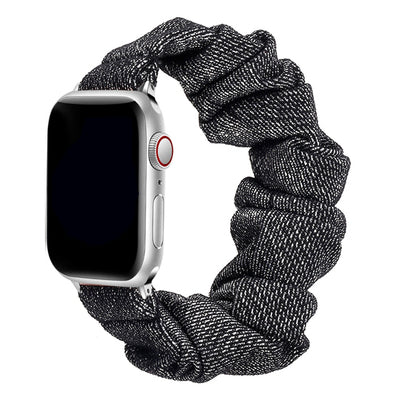 [19 colors available] Feminine scrunchie band [Apple Watch] 