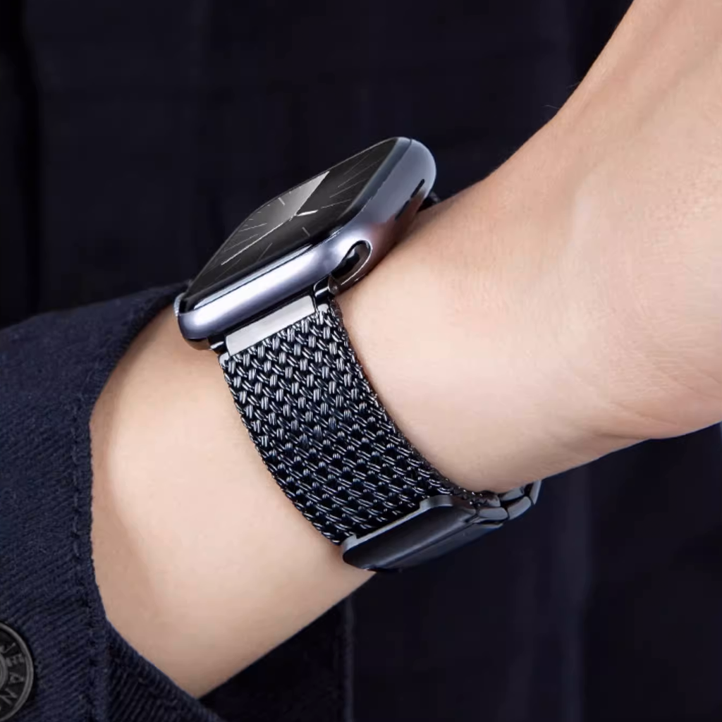[3 colors available] Magnetic mesh stainless steel band [Apple Watch]
