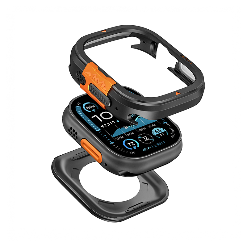 [Glass-free double-sided protection] Mountain Gear Titanium Frame [Apple Watch]