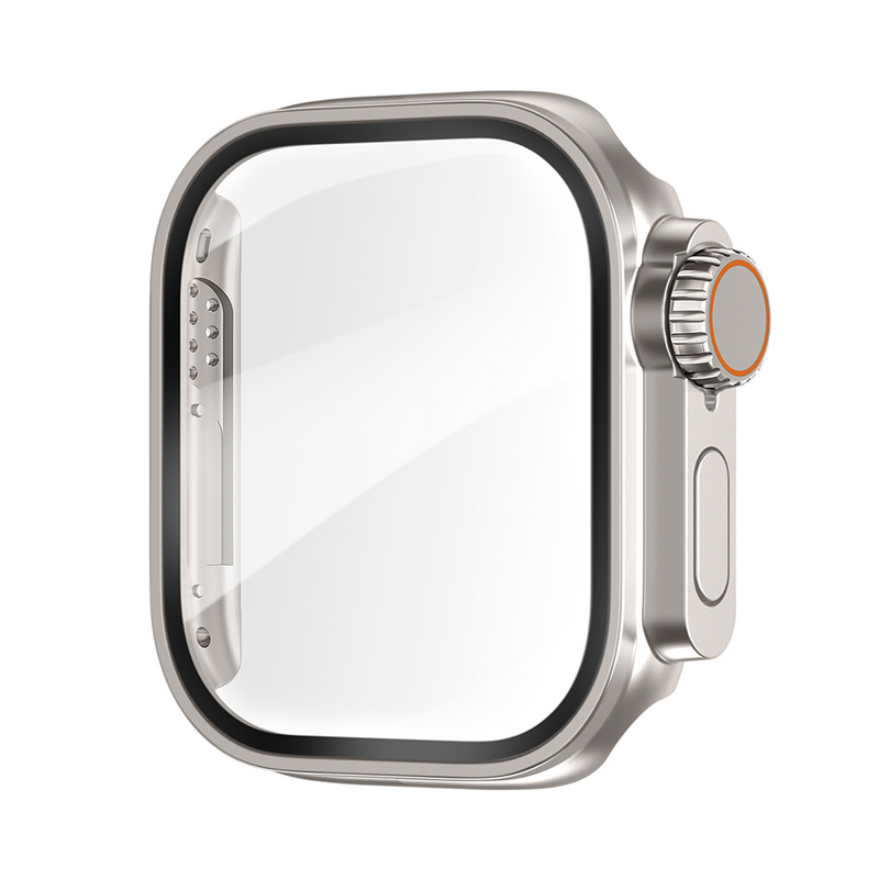 [Film Included] Ultra-Style PC Tempered Glass Case [Apple Watch]