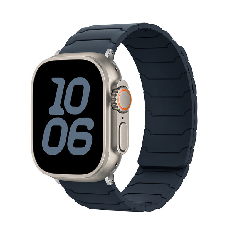 [Easy to attach with magnets] Link Pattern Magnetic Band [Apple Watch]