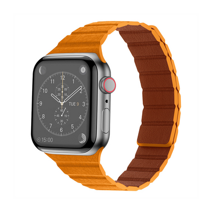 【スリムマグネット】マイクロファイバーレザーバンド【アップルウォッチ】