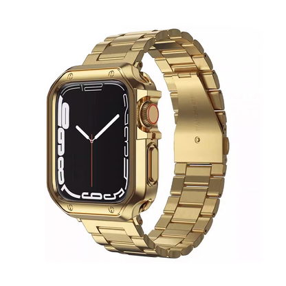 [Case integrated] Stainless steel band with shell cover [Apple Watch]