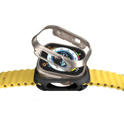 [Glass-free double-sided protection] Hybrid protective case [Apple Watch]