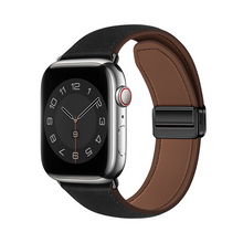 [Magnetic Attachment] Magnetic Smooth Leather Band [Apple Watch]