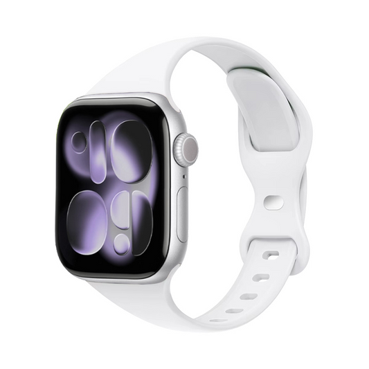 【細見えデザイン】スリムウエストシリコンバンド【アップルウォッチ】