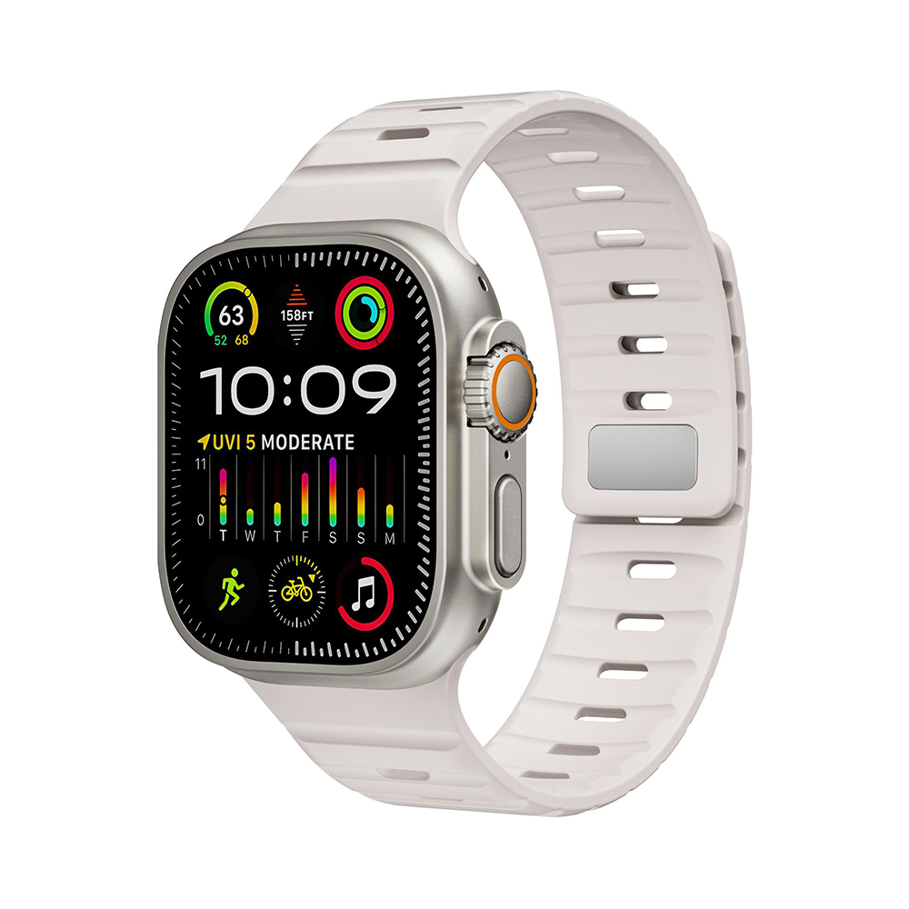 【磁力で快適フィット】ダブルロックマグネットバンド【アップルウォッチ】