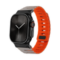 Secure Fit Magnetic Lock Silicone Band for Apple Watch