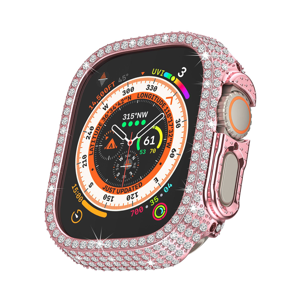 【フレームタイプ】ジュエリーストーン保護ケース【アップルウォッチ】