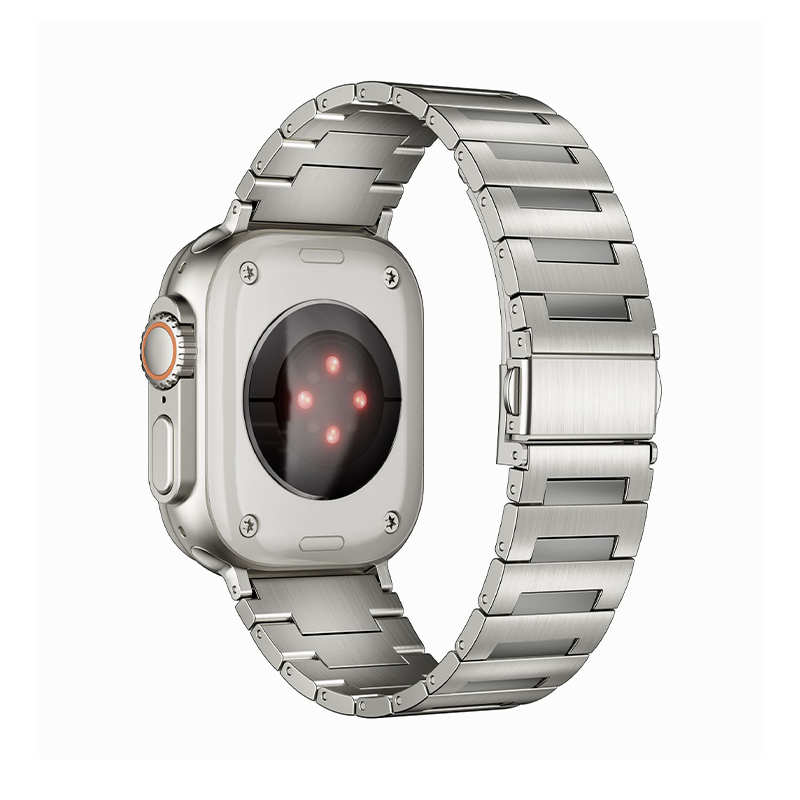 人気のチタン】クラシックチタンシルバーバンド【アップルウォッチ 人気のチタン】クラシックチタンシルバーバンド【アップルウォッチ