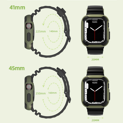 [12 colors available] Bicolor protective TPU band [Apple Watch]